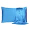 Homeroots 20 x 30 in. Bright Blue Dreamy Silky Satin Queen Size Pillowcases 387899 - alternate 1
